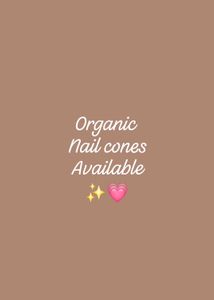 Organic nails mehendi cone💕🎀