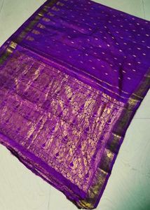 Shinning Pure Gadwal Saree