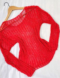 Pinterest Crochet Cherry Pullover A