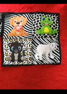 Soft Cotton Flash Cards - Fruits , Animals
