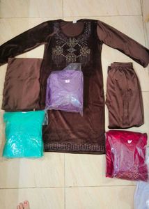 Super Soft Velvet Suit New Unused