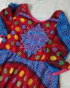 Bandhini Design Frock