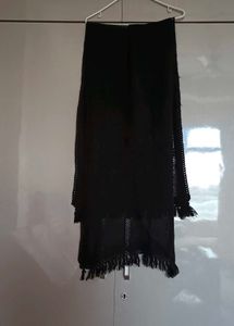 Black Woolen Stole (Unused)