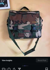Camouflage colour bag