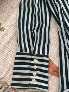 Striped Button-Down Shirt