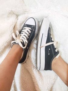 Worn - in Black Converse Sneakers (3yrs)