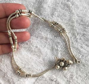 Pure Silver Anklets with Bells