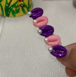 Shell &amp; Pearl Hair Clip