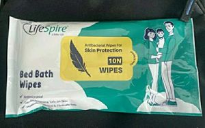 Bed Bath Wipes- 50 Pcs