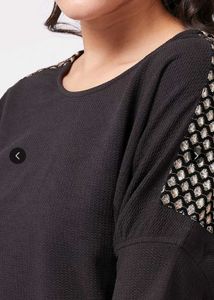 Black Embellished Top