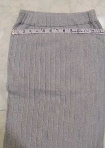 Knit Ribbed Skirt 26-30