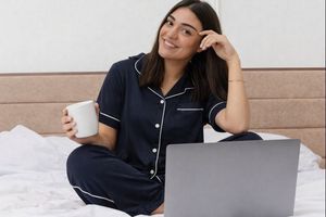 Midnight Cloud Luxe PJ Set 🌙✨ Soft Chic Now!