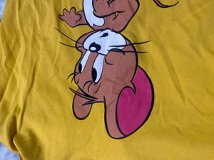 Vintage &#39;Jerry&#39; Yellow Button-Up Shirt