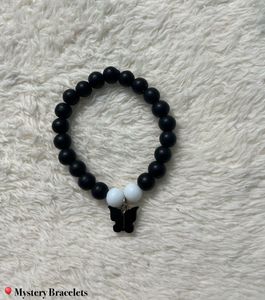 Butterfly Charm Beaded Bracelet