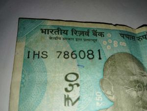786 Serial Note Rs50