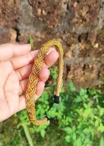 Golden Braided Headband