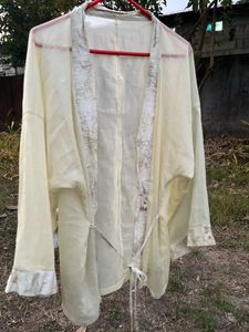 Sheer Kimono Style Cover-Up