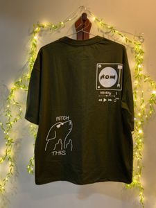 Green  oversized graphic T-shirt