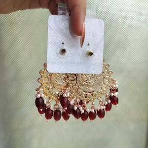 maroon chandbalis 🥀✧