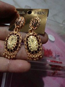 Gold plated earrings