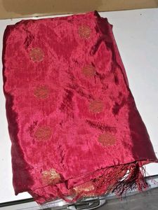 banarsi silk red dupatta