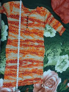 Shibori Print Pure  Soft Cotton Kurti