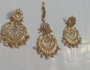 Kundan Pearl  Jewellery Set