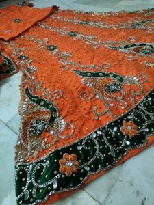 Beautiful 🤩 Embroidery Work Lehenga 💖