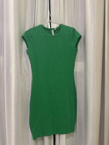 Green Luxe Strechy Bodycon Dress H&M