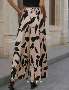 Floral Wide Leg Pants