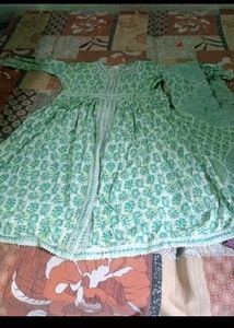 Pure Cotton Two Piece Frock