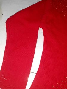 Red Knit Sweater