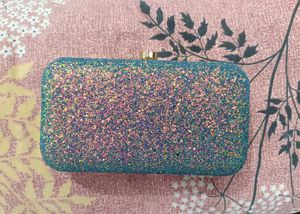 Glitter Multicolour Clutch