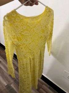 Yellow Lace Dress