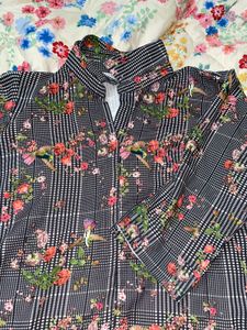 Floral Print Kurta