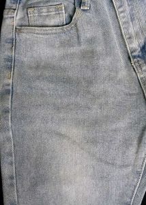 Cropped Flared Jeans | Light Wash | Size S