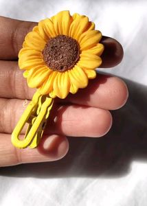 Sunflower Hair Clip