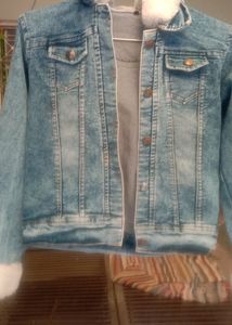 Women Denim Jacket 38 Size