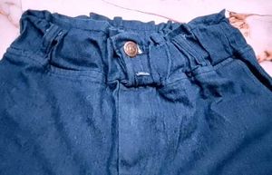 Girl Embroidered Kurti and trouser combo