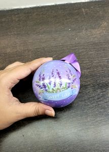 Lavender Love Round Trinket Box