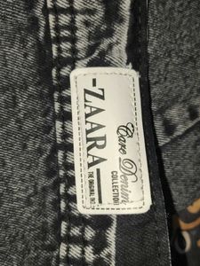 Trendy Grey Wide Leg Jeans