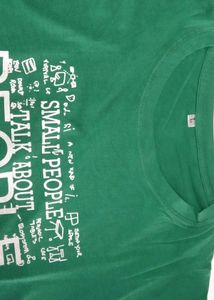 Green Graphic Tee - &#39;People, Things, Ideas&#39;