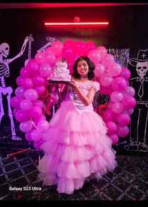Pink Ball Gown For Birthday Party Or Prom🥳