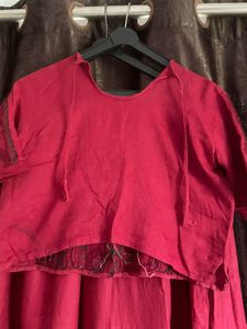 Red Lehnga Blouse
