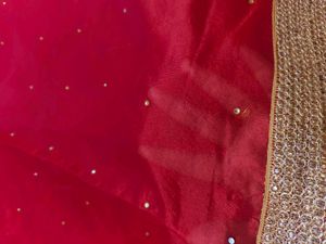 Organza  Saree With Blouse