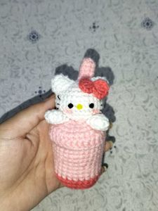 Hello Kitty Boba Crochet Plushie