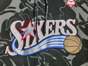 BAPE x Sixers Camo Hoodie limited edition
