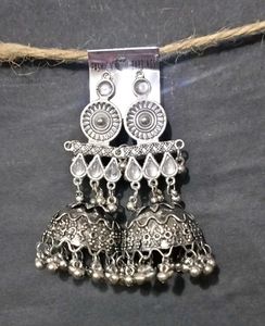 2 New Oxidised Earings