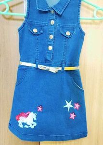 🦄Denim Frock