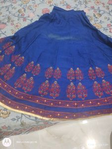 🔥Blue And Brown Lahenga🔥